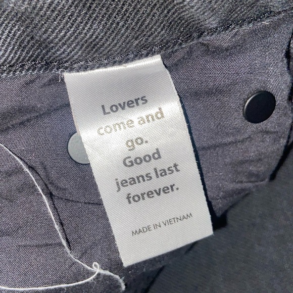 Pacsun pants black denim bottoms y2k fashion street wear vintage boyfriend jeans - Picture 4 of 13